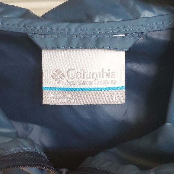 ON HOLD!! COLUMBIA Men's Hooded Windbreaker Jacket - Large - Picture 3 of 5